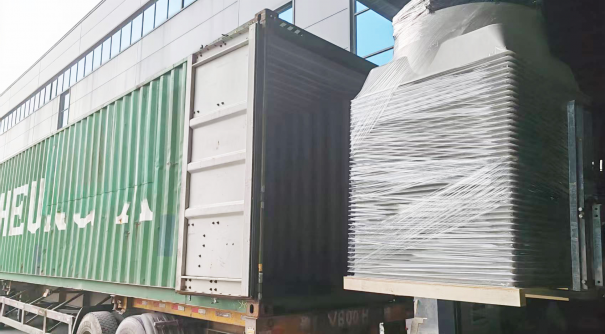 Ventoptek 55 inch Fiberglass Cone Fan, 1*40HQ to Bolivia