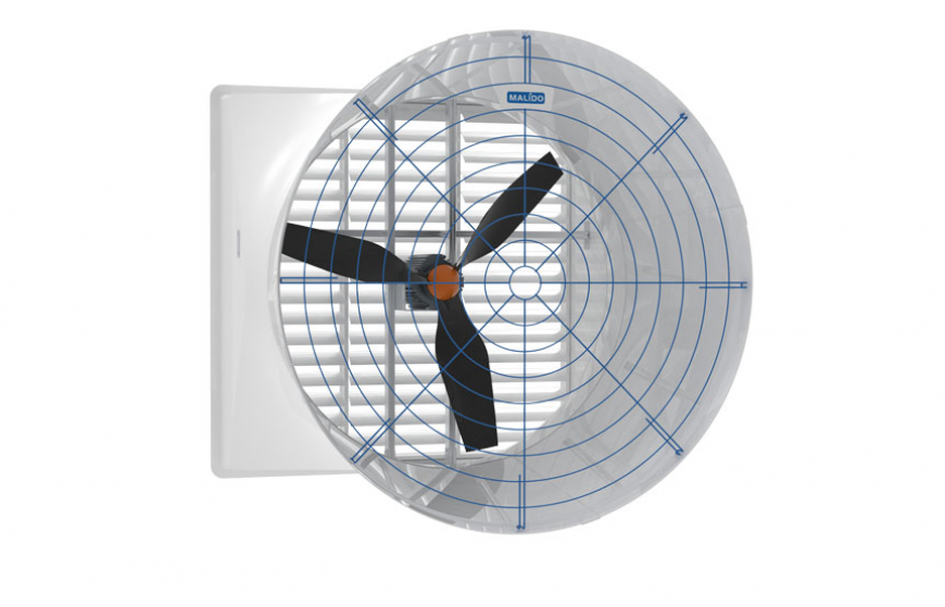 MLD-FRP 55 inch Direct Driven Cone Fan