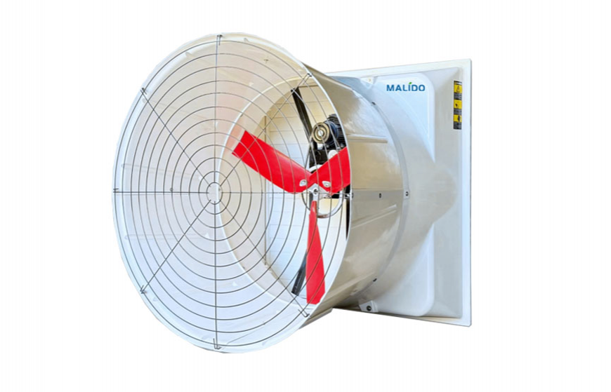 MLD-FRP Belt Driven Shutter Cone Fan